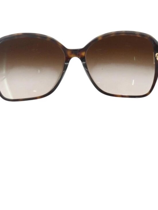 CHANEL Sunglasses plastic Brown CC Auth 159073